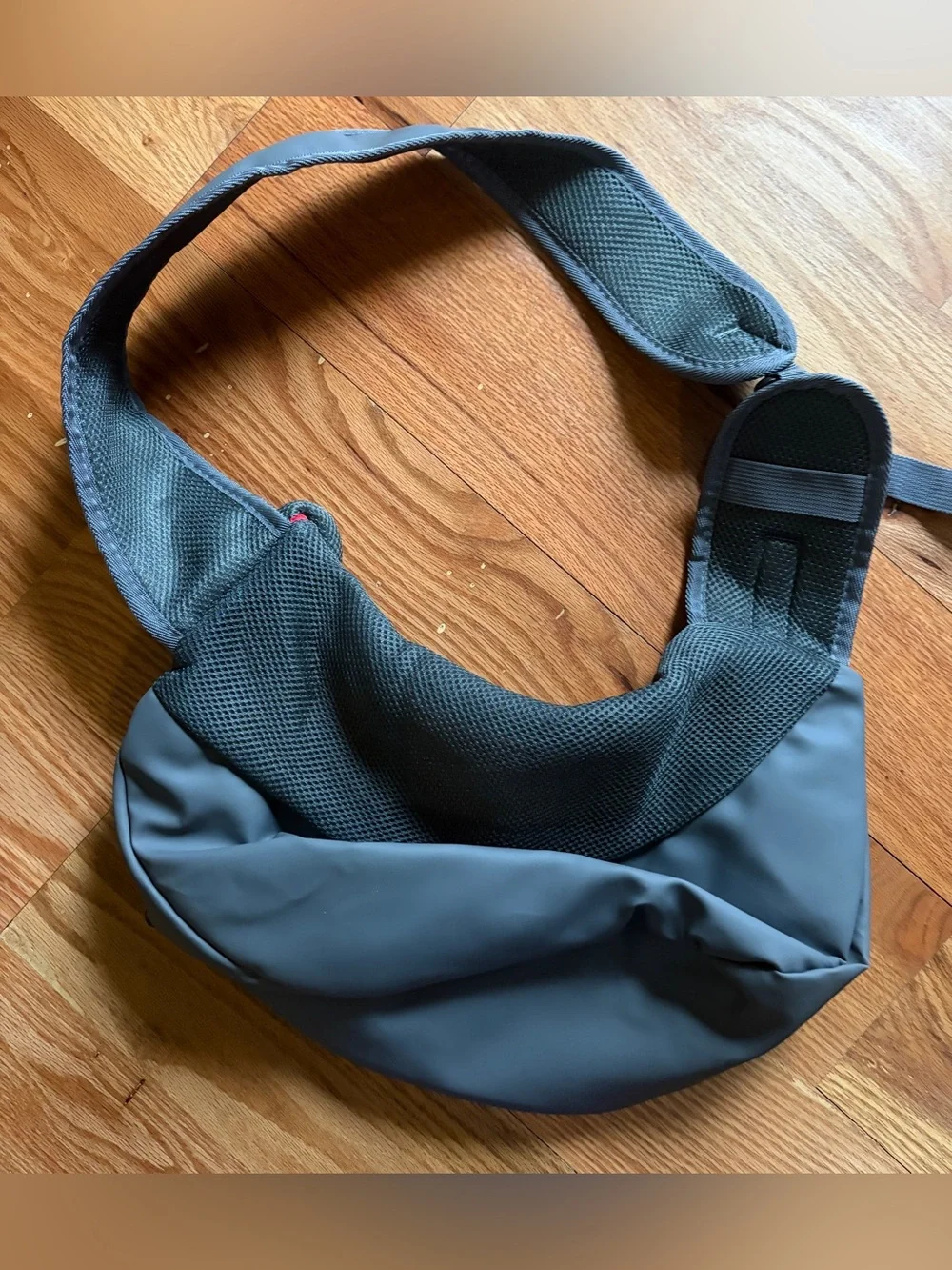 Red and Gray Crossbody Sling Bag - Unbranded